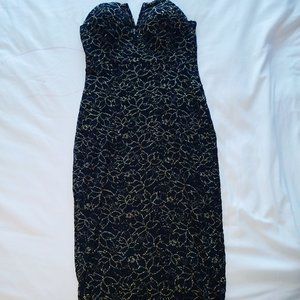 Strapless Black Dress